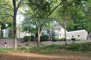 This is the old carriage house, now a family home