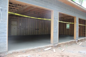 Garage floor is poured!