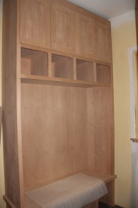 Laundry room cubbies