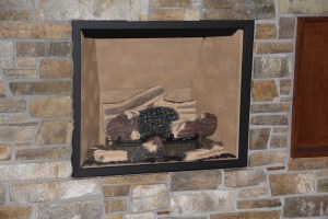 Fireplace ready for winter (I am not) 