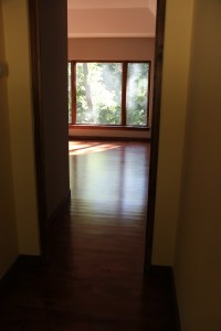 View into our bedroom from hallway